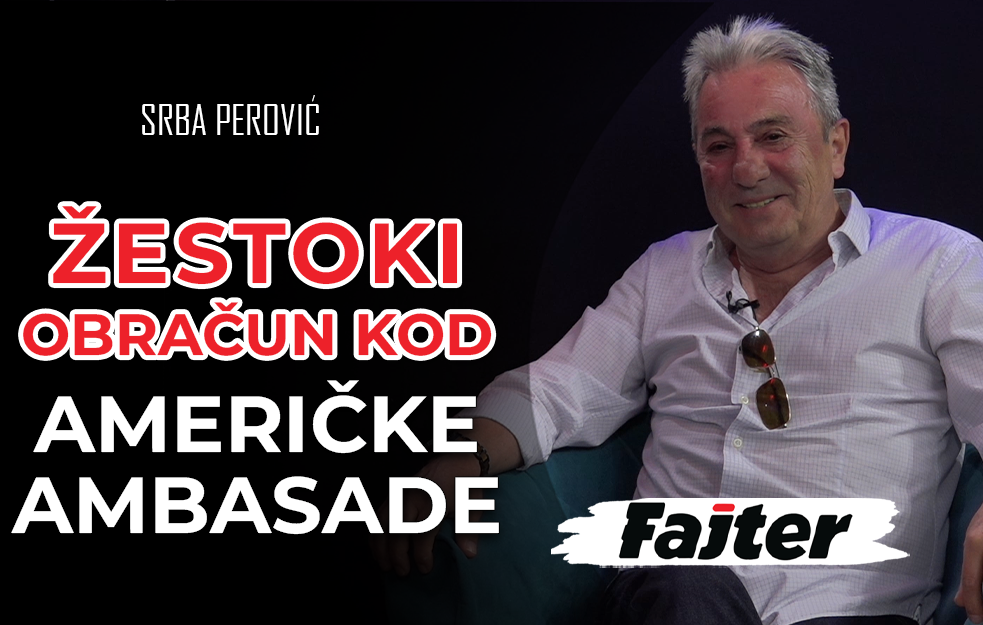 SRBA PEROVIĆ: ŽESTOKI OBRAČUN NOŽEM ISPRED AMERIČKE AMBASADE (VIDEO)